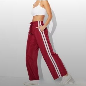 *SOLD* Wild Fable Target Game Day High Rise Track Pants Maroon